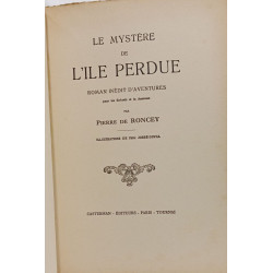 Le mystère de l'île perdue - illustration de Félix Jobbé-Duval -...