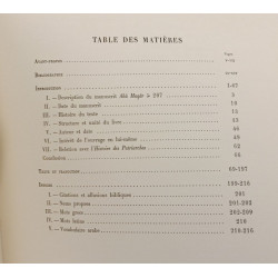 Livre de la consécration du sanctuaire de Benjamin