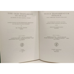 Vetus Testamentum syriace Pars IV fasciculus VI - Old Testament in...