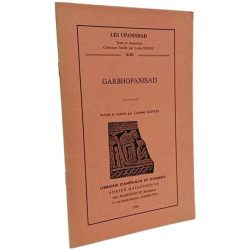 Garbhopaniṣad / Les upanishad XXI
