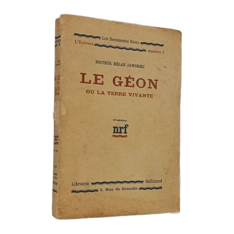 Le géon ou la terre vivante