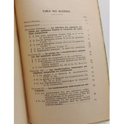 Essai sur les transformations des opérations logiques : Les 256...