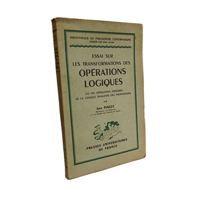 Essai sur les transformations des opérations logiques : Les 256...