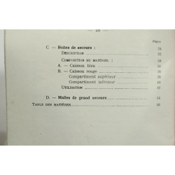 Instructions premiers soins à donner aux blessés et aux malades