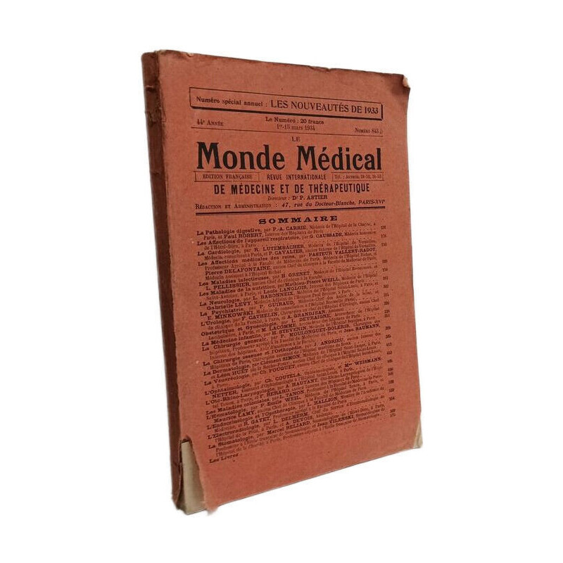 Le Monde Médical - revue internationale de médecine et...