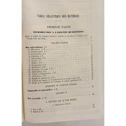 Traité d'analyse chimique qualitative