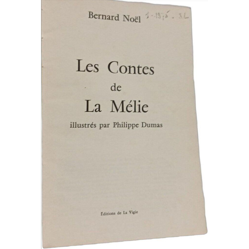 Les Contes de La Mélie - illustrés par Philippe Dumas