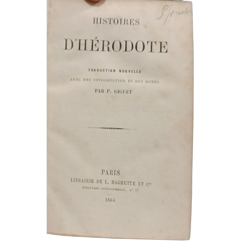 Histoires d'Hérodote