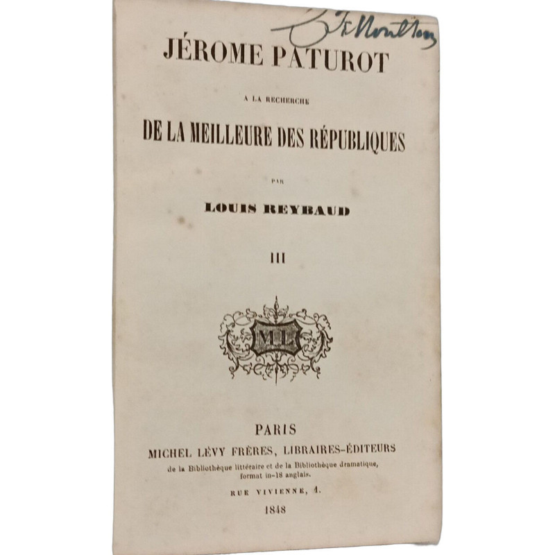 Jérôme Paturôt à la recherche de la meilleure des républiques -...