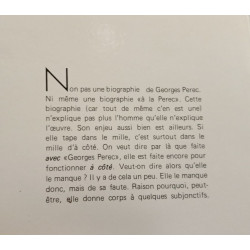 Pour un Perec lettré chiffré