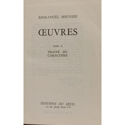 Œuvres - TOME II traité de caractère + TOME III 1944-1950