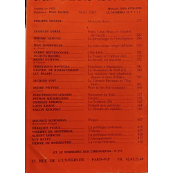 Revue des Deux Mondes - mai 1987 - 5 - Monsieur Barre (P. Mestre)...