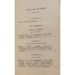 Nouveau précis d'économie politique: Les éléments