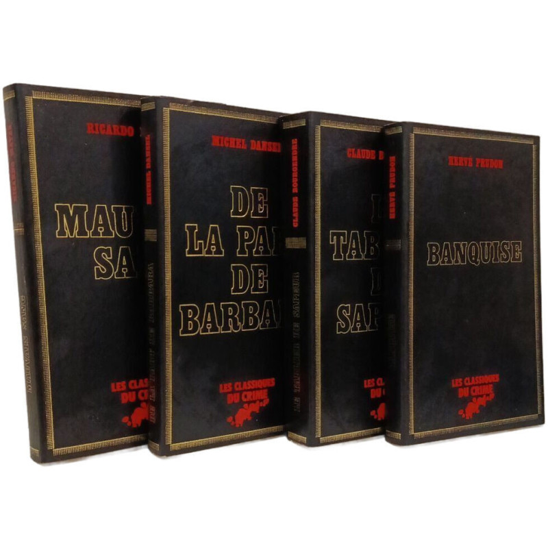 Les classiques du crime - 4 Volumes - (Herve Prudon- Banquise +...