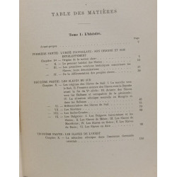 Manuel de l'antiquité slave - TOME I: L'Histoire (1923) + TOME II:...