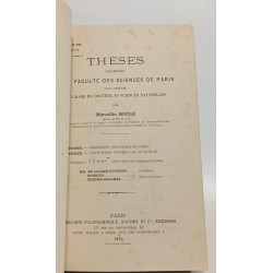 1re Thèse: Description géologique du Velay + 2e thèse:...