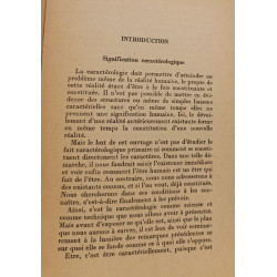 La Caractérologie