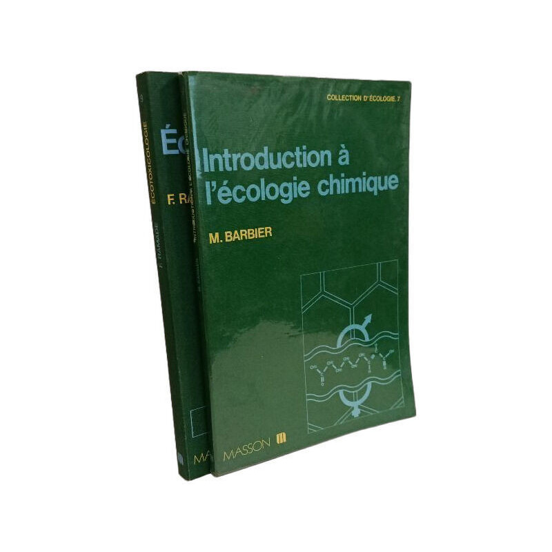 Introduction à l'écologie chimique + Ecotoxicologie --- 2 livres