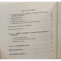 Introduction à l'écologie chimique + Ecotoxicologie --- 2 livres