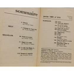 Fiction N° 315 janvier 1981