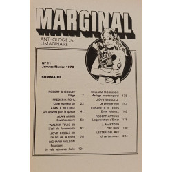 Marginal : Anthologie de l'imaginaire N° 11