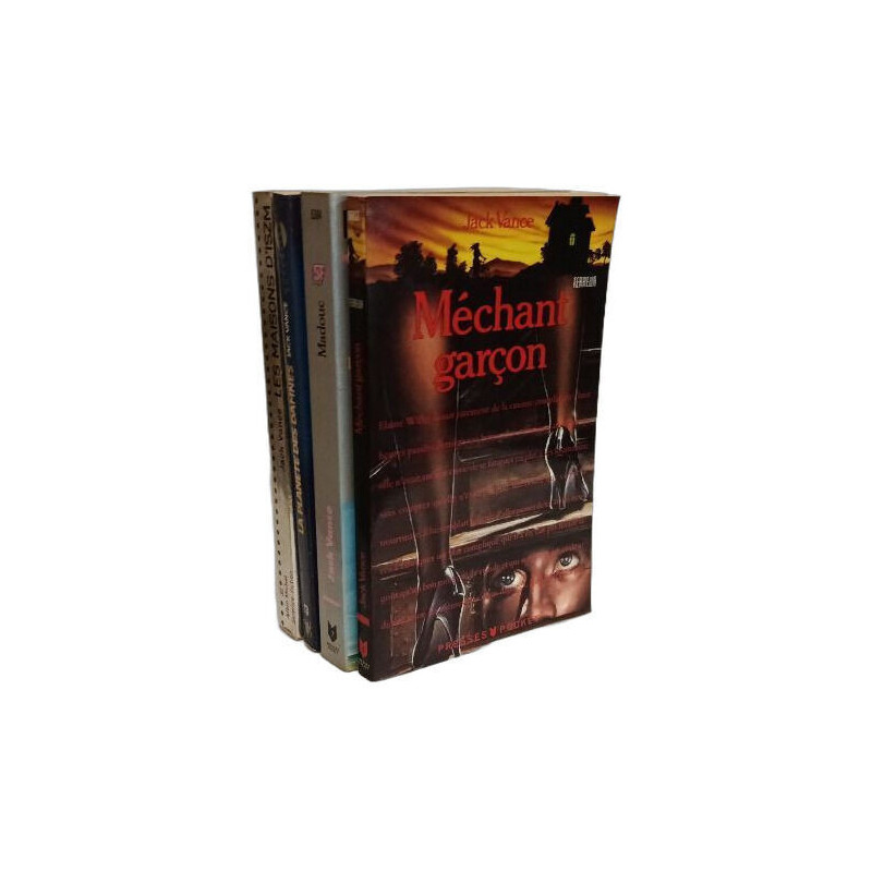 4 livres de Vance: Méchant garçon, Madouc (Lyonesse), La planète...