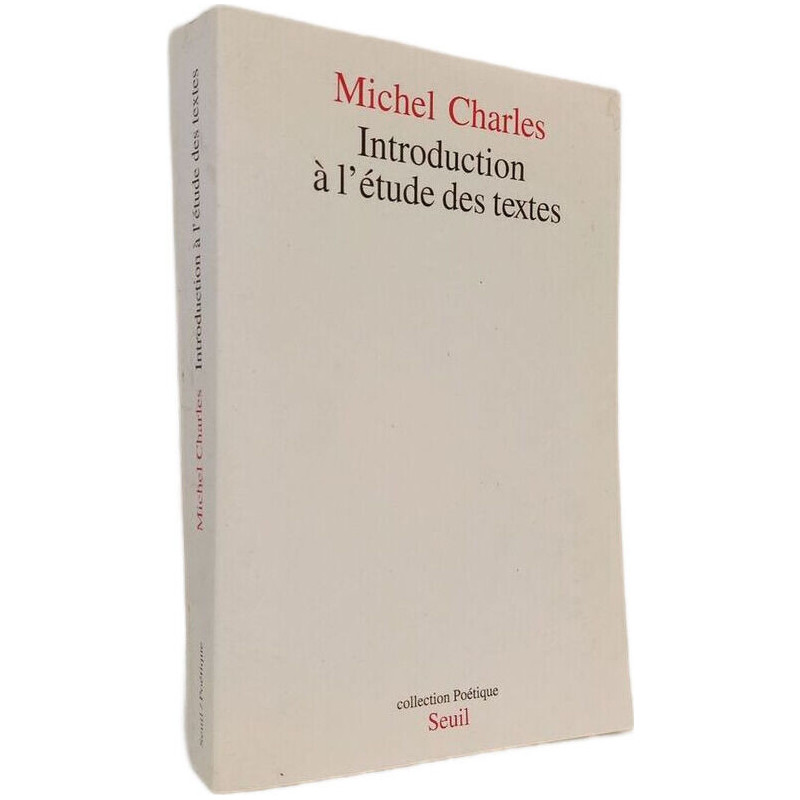 Introduction à l'étude des textes