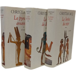 La pyramide assassinée + La loi du dèsert + La justice du vizir...