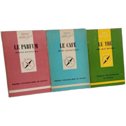 Le Parfum + Le café + Le Thé --- 3 livres coll. Que sais-je