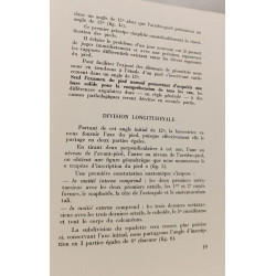 Architecture et géométrie du pied