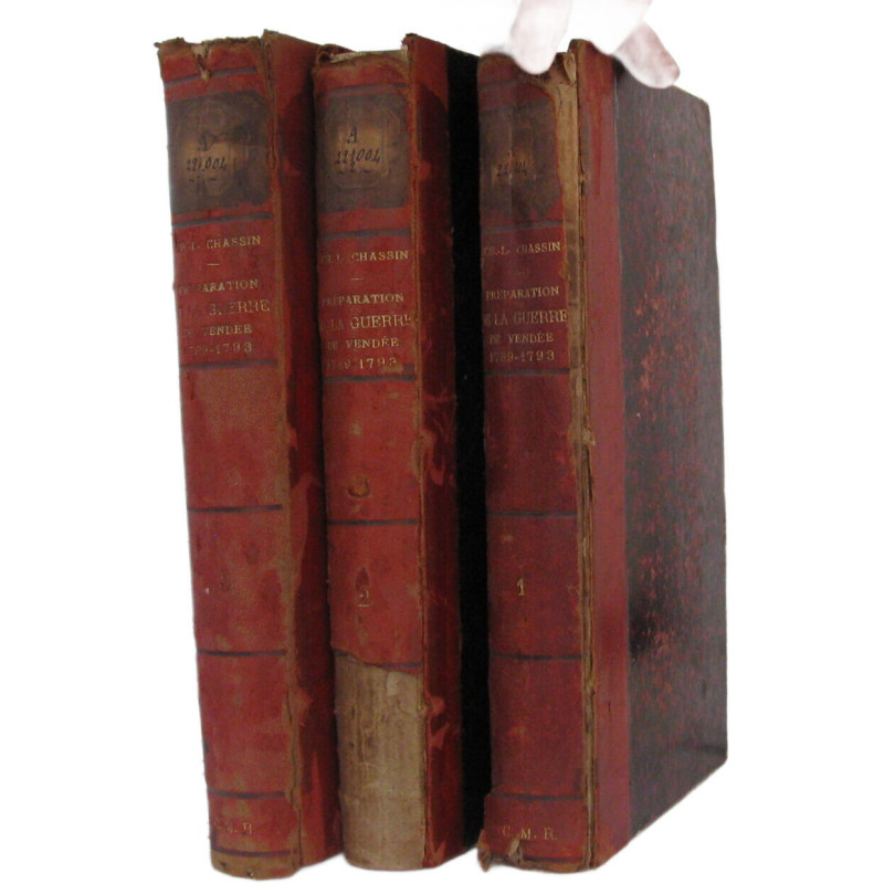 La préparation de la guerre de Vendée 1789-1793 Tomes 1a3