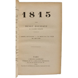 1815 : Première restauration le retour de l'île d'Elbe les cent jours