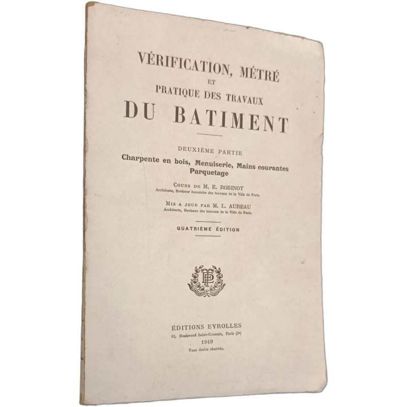 Vérification métré et pratique des travaux du bâtiment