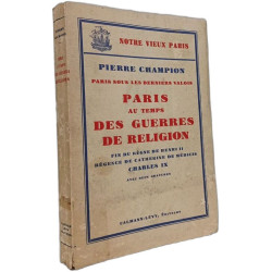 Paris au temps des guerres de religion