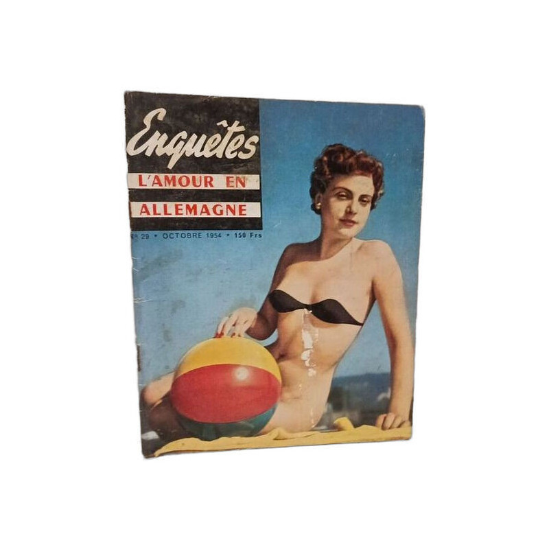 Enquêtes L'amour en Allemagne N° 29 Octobre 1954
