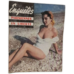 Enquêtes parisiennes en liberté N° 27 Aout 1954