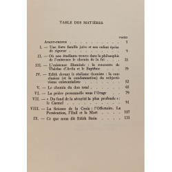 La Conversion d'Edith Stein patronne de l'existentialisme