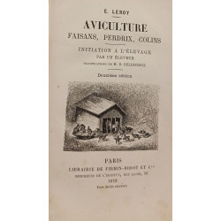 Aviculture faisans perdrix colinsInitiation à l'élevage par un éleveur