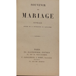 Souvenir de mariage