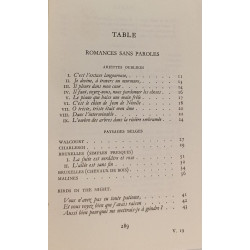 Romances sans paroles dédicaces épigrammes