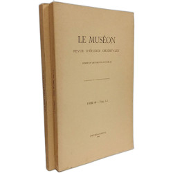Le Muséon Revue d'études orientales - TOME 99 fasc. 1-2 + 3-4