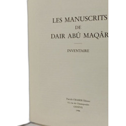 Les manuscrits de Dair Abû Maqâr --- Cahiers d'Orientalisme 11