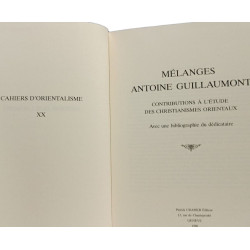 Mélanges Antoine Guillaumont. Contributions à l'étude des...