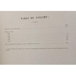 Registres des délibérations du Bureau de la Ville de Paris - TOME...