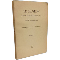 Le Muséon. Revue d'études orientales - TOME LXXXVIII: 1-2 + 3-4