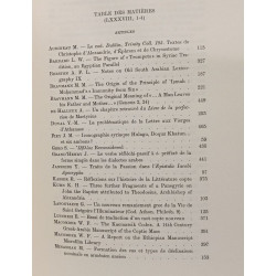Le Muséon. Revue d'études orientales - TOME LXXXVIII: 1-2 + 3-4