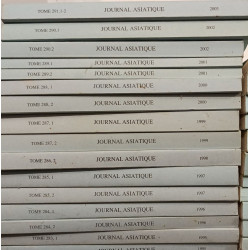 Journal asiatique - périodique semestriel - 48 volumes entre 1983...