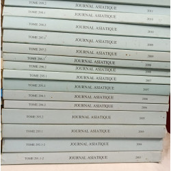 Journal asiatique - périodique semestriel - 48 volumes entre 1983...