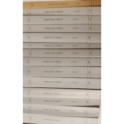 Parole de l'Orient - 26 volumes entre 1979 et 2021 années :...