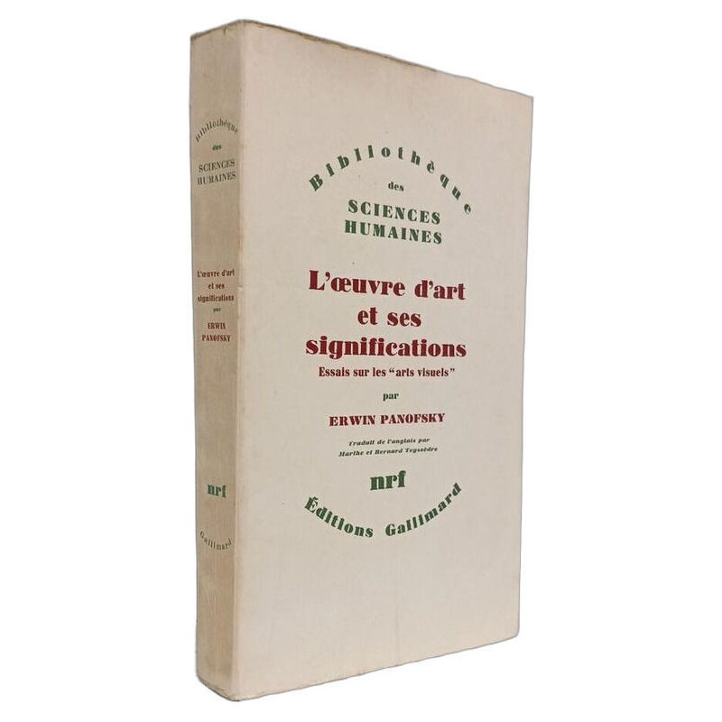 L'œuvre d'art et ses significations